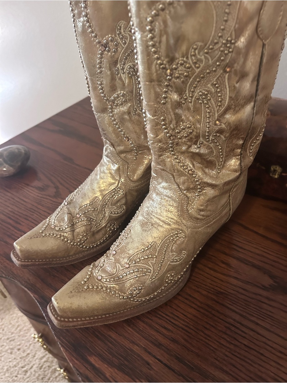 Fabulous Gold Corral Western Boots